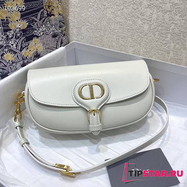 Dior Bobby east-west bag in white 21cm - 1