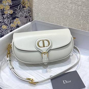 Dior Bobby east-west bag in white 21cm
