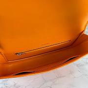 Balenciaga Ghost sling bag in orange shiny crocodile embossed calfskin 23cm - 6