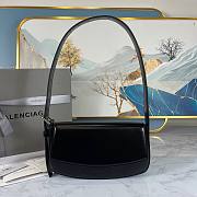 Balenciaga Ghost sling bag in black calfskin 23cm - 1