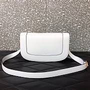 Valentino Supervee crossbody calfskin bag in white 26.5cm - 6