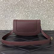 Valentino Supervee crossbody calfskin bag in plum 26.5cm - 6