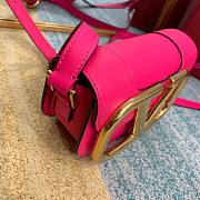 Valentino small Supervee crossbody calfskin bag in pink 18cm - 2