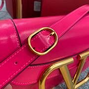 Valentino Supervee crossbody calfskin bag in pink 26.5cm - 6