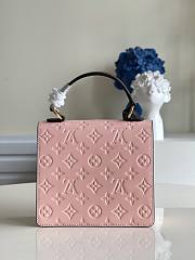 LV Spring street monogram vernis leather in rose M90468 17cm - 2