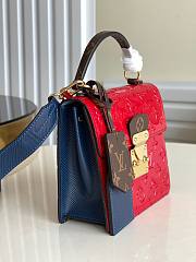 LV Spring street monogram vernis leather in scarlet M90505 17cm - 3