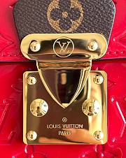 LV Spring street monogram vernis leather in scarlet M90505 17cm - 6