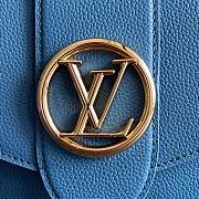 LV Pont 9 soft MM blue leather M58964 25cm - 6