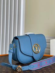 LV Pont 9 soft MM blue leather M58964 25cm - 5