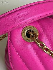 LV New Wave Chain Bag MM in agathe rose M58553 24cm - 6