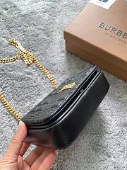 Burberry Lola bag quilted lambskin in black 17cm - 6