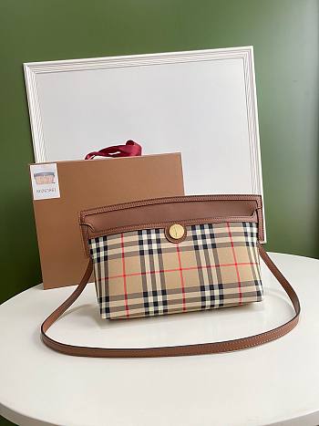 Burberry Society bag in brown 31cm