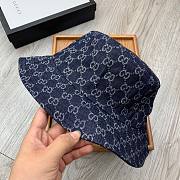 Gucci GG canvas bucket hat in blue - 5