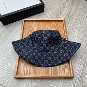 Gucci GG canvas bucket hat in blue - 4