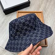 Gucci GG canvas bucket hat in blue - 3