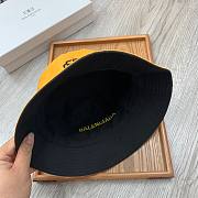 Balenciaga two sided bucket hat in yellow - 3