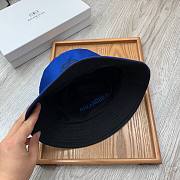 Balenciaga two sided bucket hat in blue - 4