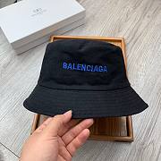 Balenciaga two sided bucket hat in blue - 2