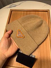 Prada wool hat in brown - 4