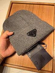 Prada wool hat in gray - 3