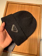 Prada wool hat in black - 2