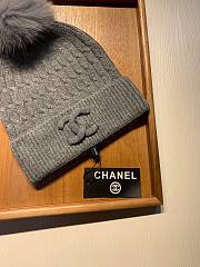 Chanel wool hat in gray - 3