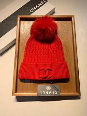 Chanel wool hat in red - 6