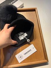 Chanel wool hat in black - 3