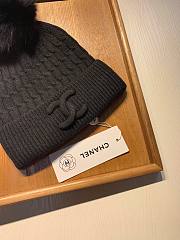 Chanel wool hat in black - 2