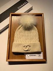 Chanel wool hat in white - 2