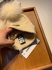 Chanel wool hat in white - 6