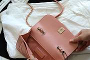 Chanel Flap bag soft lambskin in pink 20cm - 3