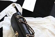 Chanel Flap bag soft lambskin in black 20cm - 5