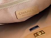 Chanel Hippie shoulder bucket bag in beige 29cm - 4