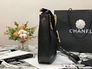 Chanel Hippie shoulder bucket bag in black 29cm - 2