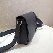LV new Flap messenger taiga leather in black M30813 28.3cm - 4