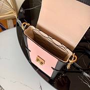 LV Vertical trunk pochette epi leather in rose M67872 17.5cm - 3