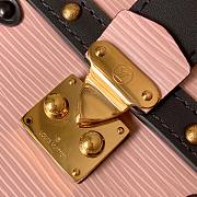 LV Vertical trunk pochette epi leather in rose M67872 17.5cm - 4