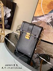 LV Vertical trunk pochette epi leather in black M67871 17.5cm - 1