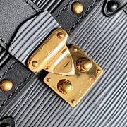 LV Vertical trunk pochette epi leather in black M67871 17.5cm - 4