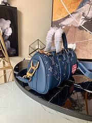 LV Keepall XS other leathers in blue M81011 20cm - 2