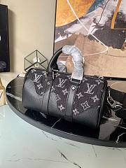 LV Keepall XS other leathers in black M81011 20cm - 6