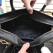 Prada Saffiano leather tote bag in gray 1BA046 30cm - 4