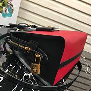 Prada Saffiano leather tote bag in red 1BA046 30cm - 4