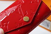 LV 6 key holder monogram vernis leather in red M90902 10cm - 2