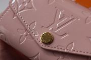 LV 6 key holder monogram vernis leather in pink M90902 10cm - 4