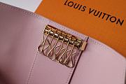 LV 6 key holder monogram vernis leather in pink M90902 10cm - 3