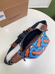 Burberry Sonny bum bag monogram print E-canvas multicolor 16cm - 2