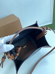 Burberry small Bucket bag black leather 21cm - 2