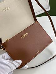 Burberry small Bucket bag white leather 21cm - 5